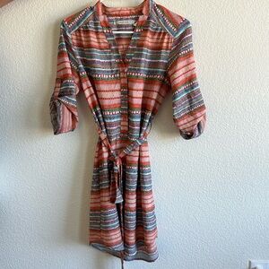 Chelsea & Violet Striped Dress - Small